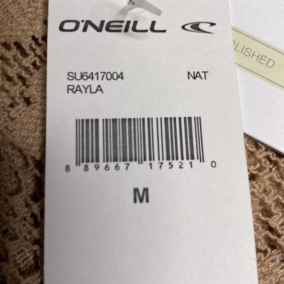 ⭐️O’Neill Lightweight Raul’s Crochet Lace Fringe Poncho Shirt - Picture 5 of 13